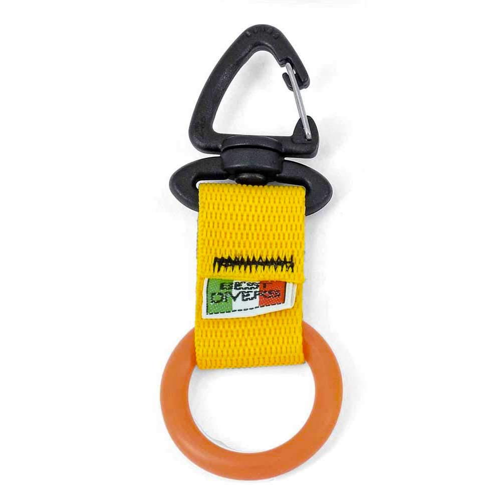Best divers Orange Silicone Ring Yellow Band Unisex Adult Orange