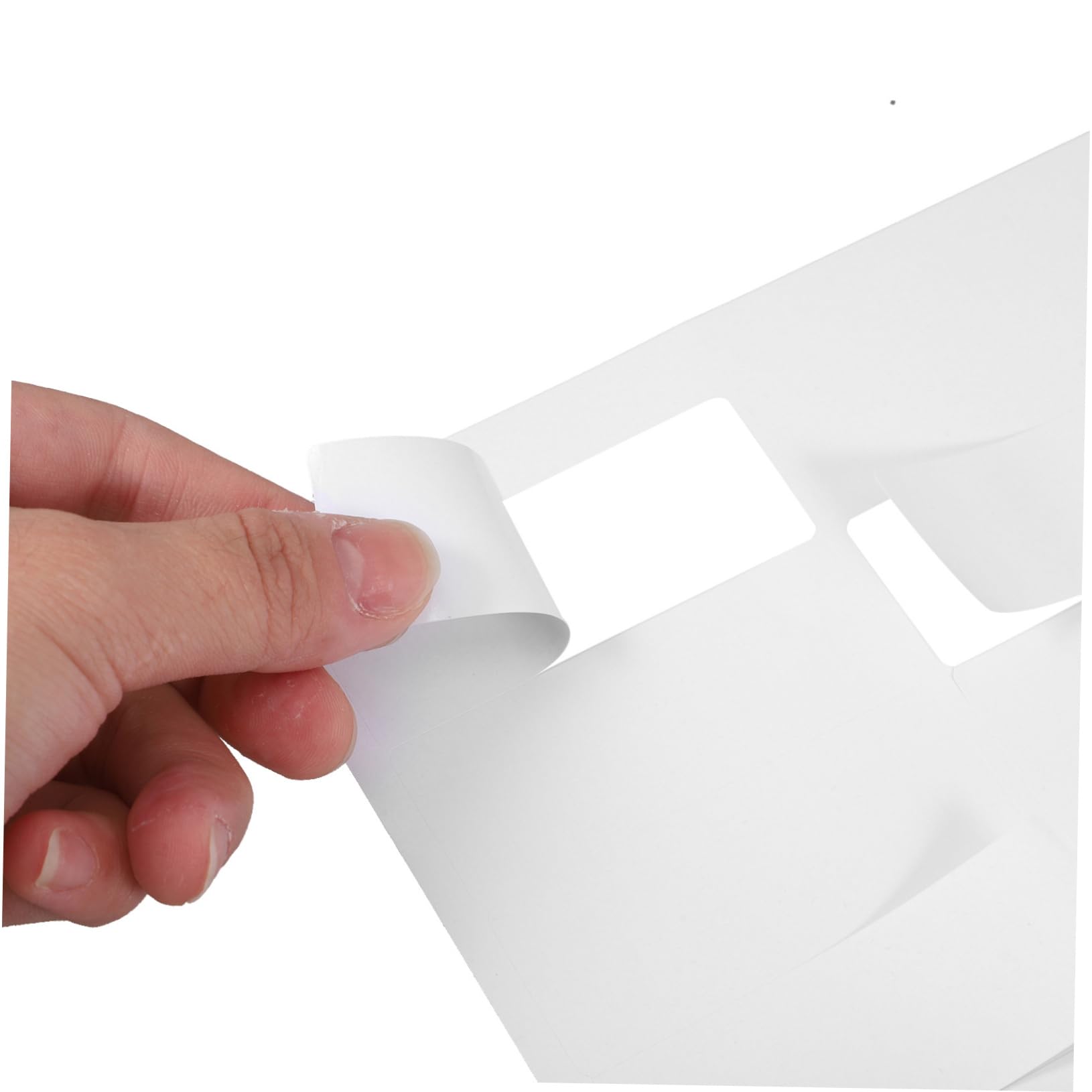 Etichette Indirizzo Stampabili Bianche 100 Pezzi Carta per Stampante | Adesione Forte, Facili da Scrivere, per Casa e Attività di Etichettatura