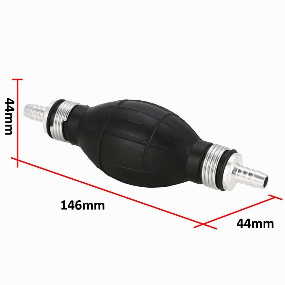 ETOPARS 2 Piezas 12mm Bomba de Cebado Bomba de la línea de Combustible Bomba Sifón Transferencia Bomba Manual Gasolina Manguera Aceite Gasolina Bomba Mano