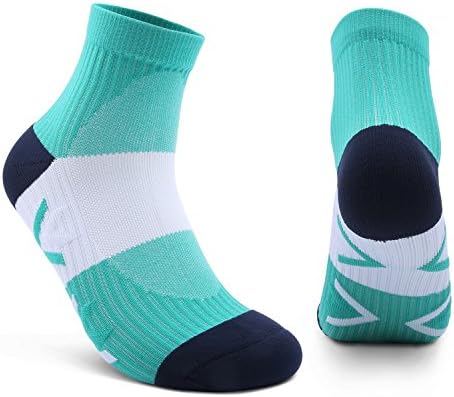 Athletic Socks,Anti-Blister and Moisture-Wicking Running Socks Cushion Padding Womens Ankle Socks,Odor Resistant All Day