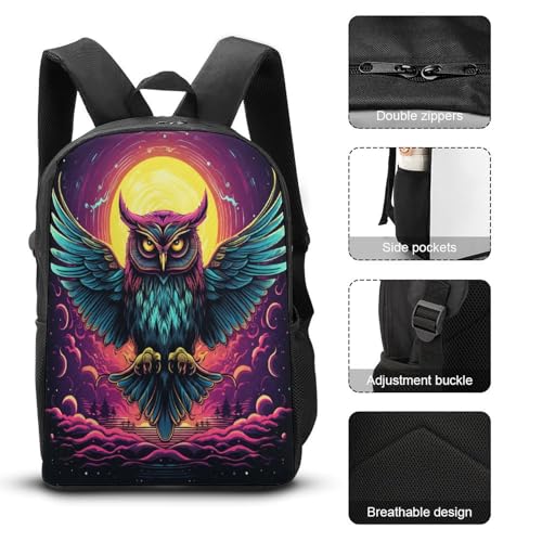 Sac d'école 17inch grand volume pour éviter les cahiers cornés - 4
