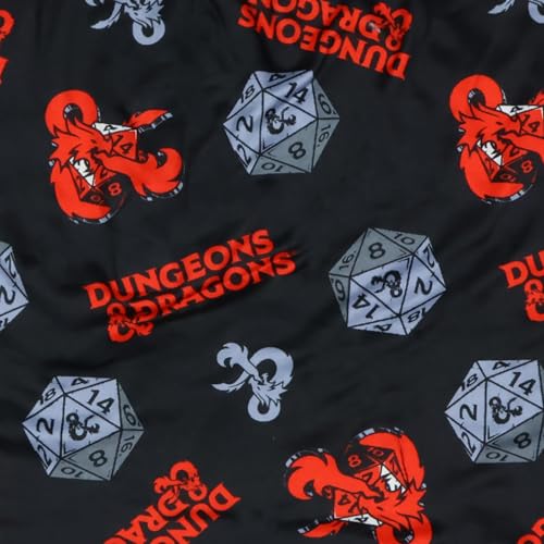 INTIMO Dungeons and Dragons Men's D20 Dice and D&D Logo Adult Boxer Briefs Long Leg Underwear3