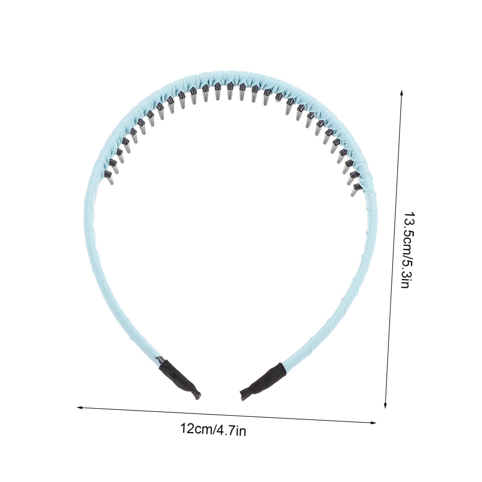 FRCOLOR 30 pezzi di tessuto sottile per capelli alla moda fasce eleganti per capelli da donna fasce per capelli per donne e donne pettine sottile in metallo plastica