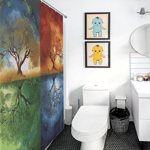 Rideau de douche imperméable de qualité supérieure avec œillets métalliques