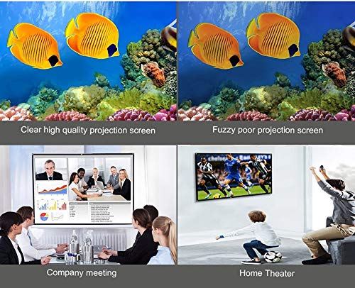 Pantalla portátil de proyector de 100 pulgadas para pared miniatura 2