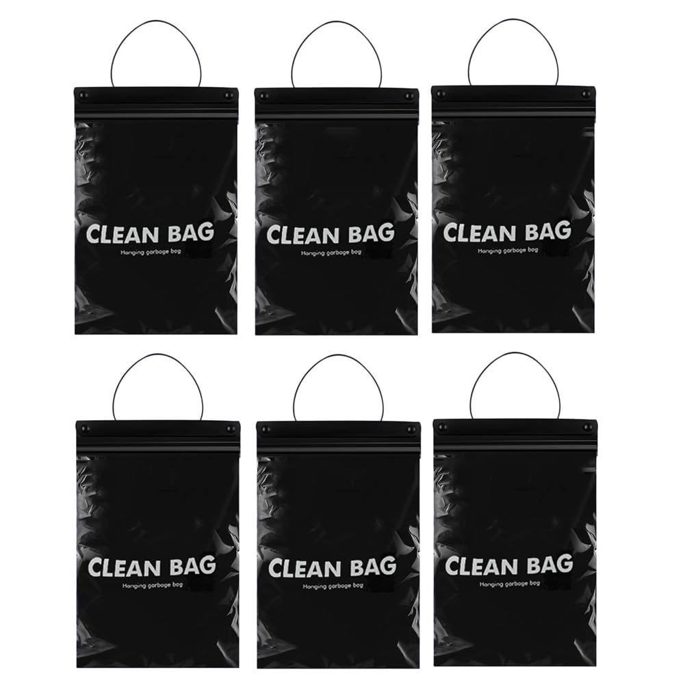 Onchdbfhuu Hanging Car Trash Bags 100 Pieces 2 Gallon Disposable, Leak-Proof, Odor Seal. Car Garbage Bag Replacement Alternative