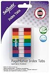 Snopake Index Tab PageMarkers with Colour Coded Tips 45 x 8 mm - 160 Tabs - Assorted [Ref: 15845]