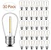 Produktbild innoccy E26 Edison LED ST64 Glühlampe 4 W 2700 K Softwarm Vintage Style LED-Leuchtmittel, 4er-Packung 4.00  110.00 volts