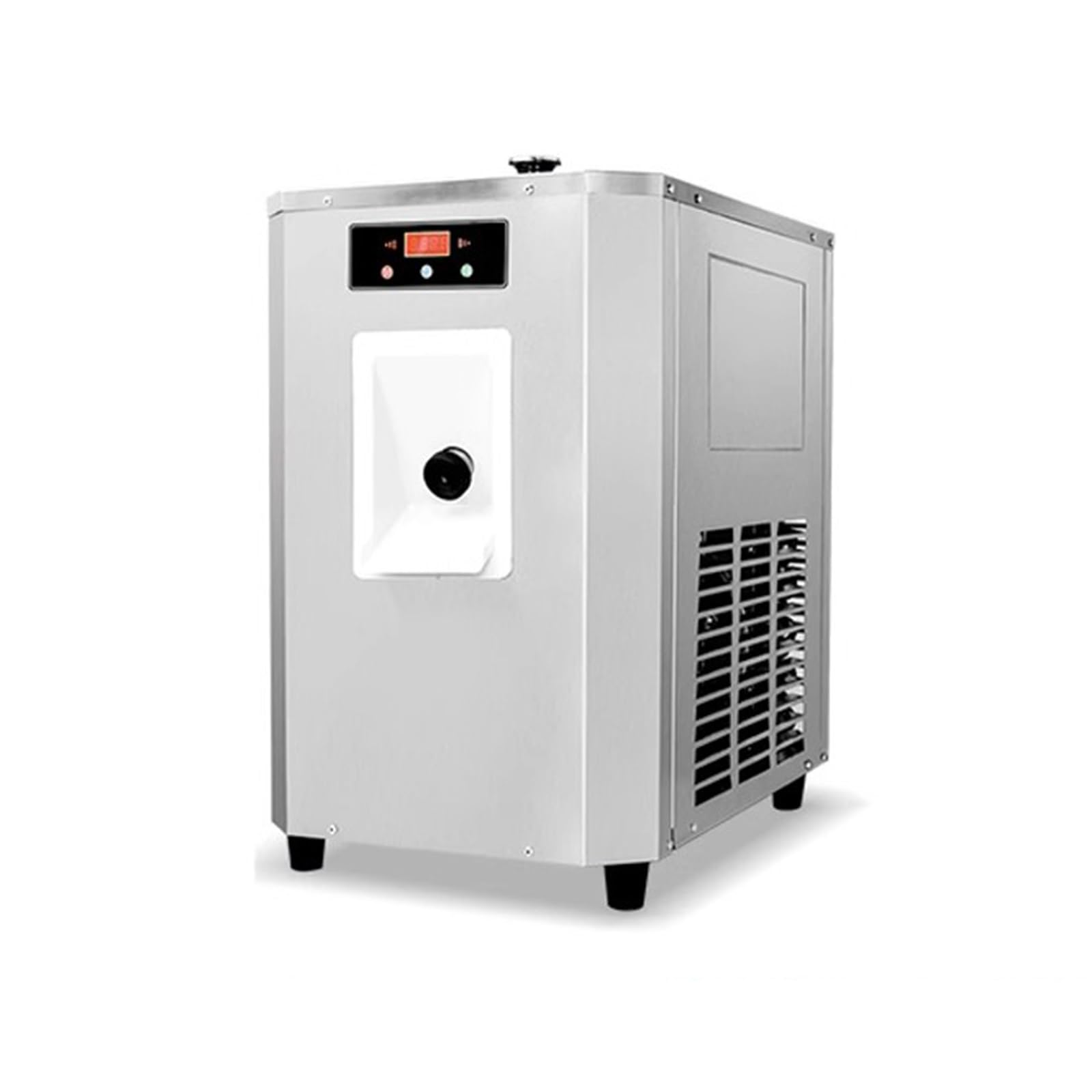 Machines à glace Machine à crème glacée dure commerciale entièrement automatique verticale haut rendement creusant la boule