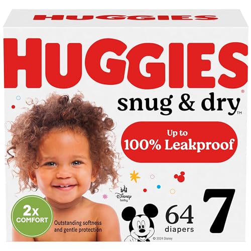 Image of Huggies Size 3 Diapers, Snug & Dry Baby Diapers, Size 3 (16-28 lbs), 200 Count