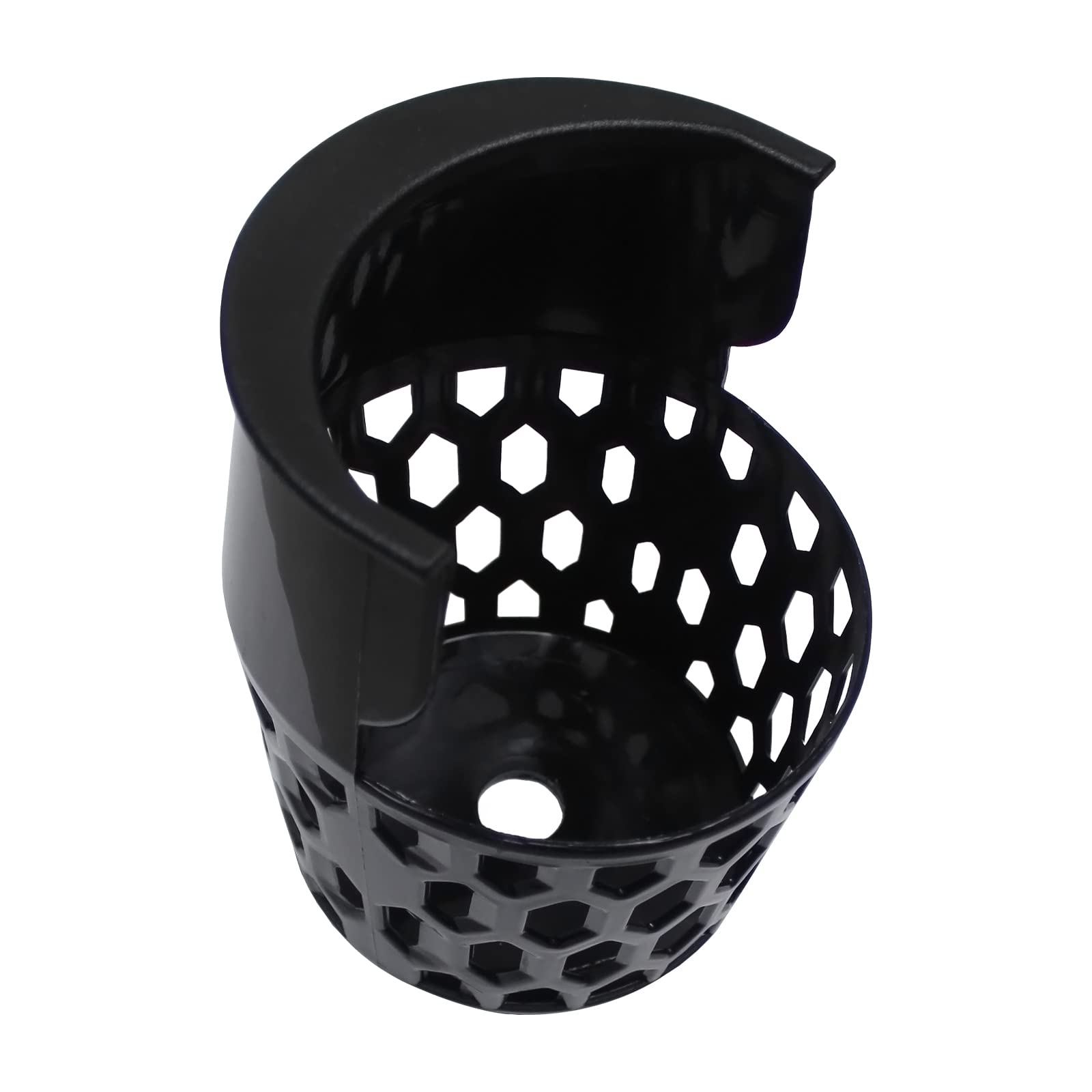 PolyMath 6 Tasche per tavoli da Piscina, in plastica, per Biliardo, Colore Nero