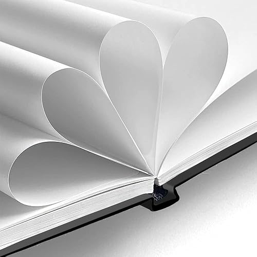 Miniatura 30 de Square 8x8" Bleedproof Marker Paper Pad, 110 gsm Alcohol Ink Bristol Paper Sketchbook, Handmade Journal Hardbound 88 Sheets (176 Pages) Markers Ink