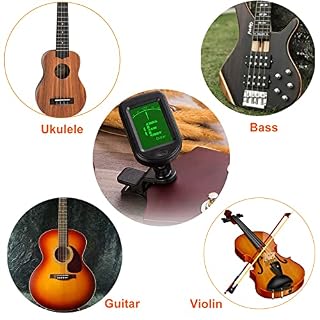 TANiCOO 2 pièces Accordeur de Guitare Chromatique Accordeur Électrique à Pince Portable pour Guitare, Basse, Violon… - Les Beatles, Paul McCartney, John Lennon, RIngo Starr, George Harrison TANiCOO 2 pièces Accordeur de Guitare Chromatique Accordeur Électrique à Pince Portable pour Guitare, Basse, Violon… – Image 4