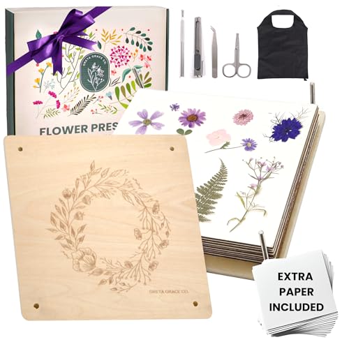 Extra Large Flower Press Kit | 11"x11" 10 Layers Wooden