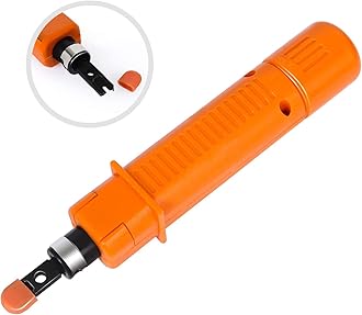 SGILE 9-in-1 RJ45 Crimping Tool Kit, Pass Through Crimper & Stripper for Cat5/Cat6, All-in-One Ethernet Network Repair Set for Computer Maintenance with LAN Cable Tester & Connectors