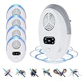 Repelente Ultrasonico Cucarachas Roedores Ratas Mosquitos - Repelente Ultrasónico de Plagas - Repelente Mosquitos Ultrasonido - Ahuyentador de Ratas - Ahuyentador Cucarachas - Ahuyentador Murcielagos