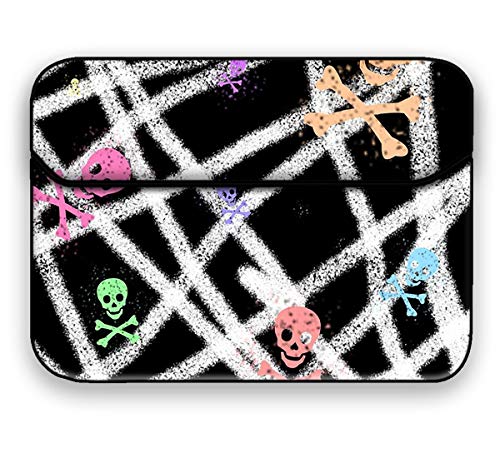 Image of Theskinmantra Skull Spray Slip-on Laptop /MacBook Sleeve case Cover Bags.