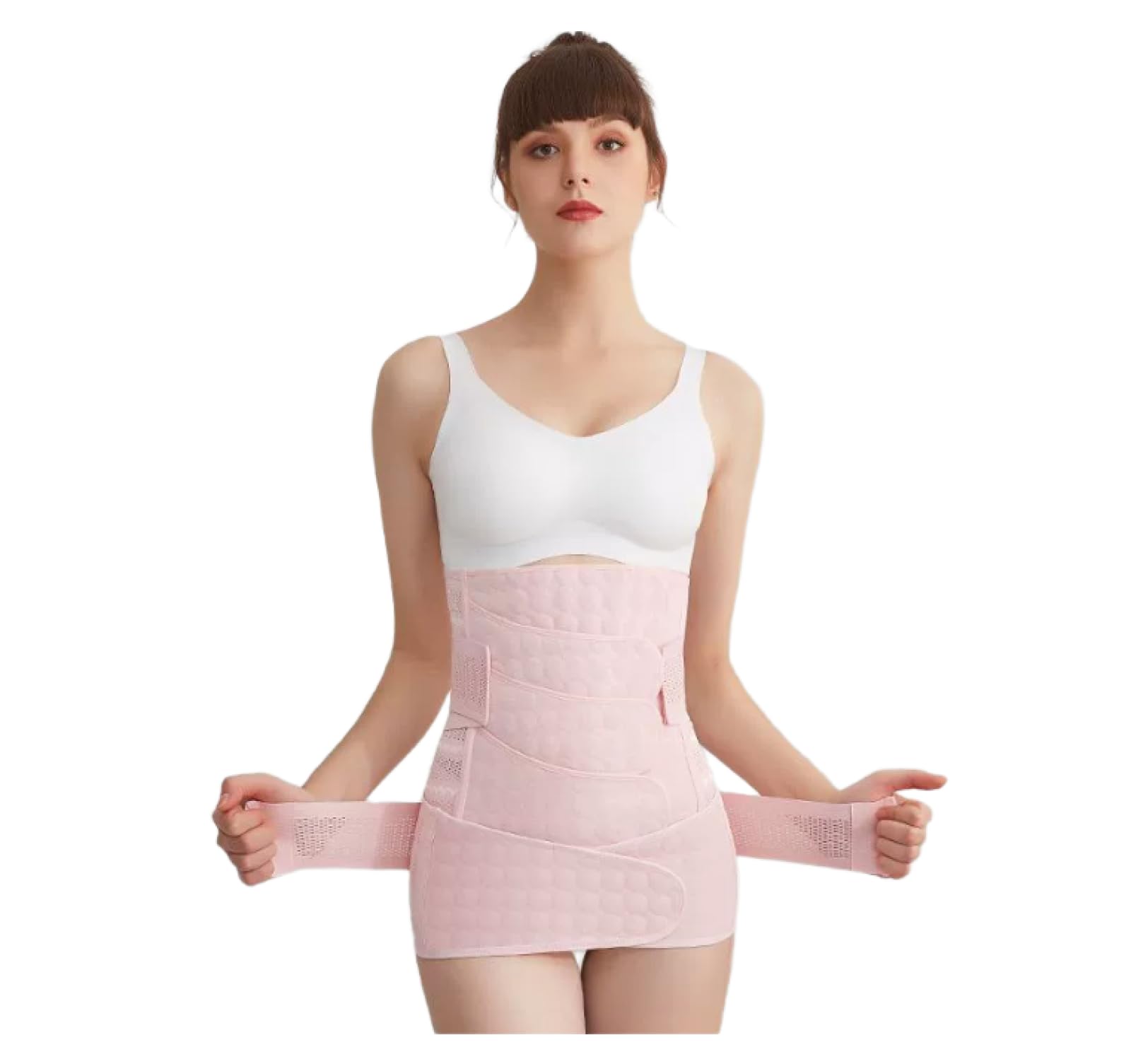 LYGBAOFUL Taillengürtel für Damen, 4er-Pack, atmungsaktives Set, Kunststoff-Taillengurt