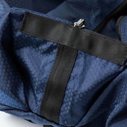 Mochila packable azul ideal para excursiones de fin de semana y camping 7