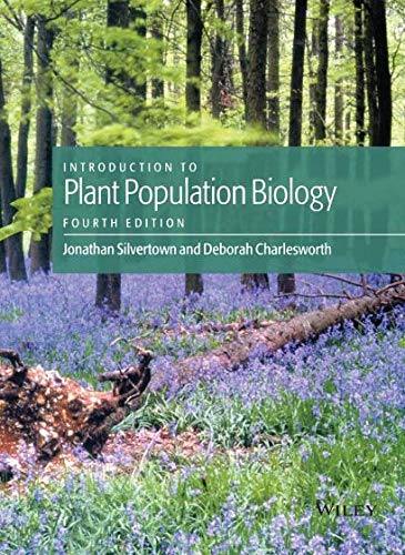 INTRODUCTION TO PLANT POPULATION BIOLOGY, 4TH EDITION: SILVERTOWN JONATHAN ET.AL: 9788126545230 ...