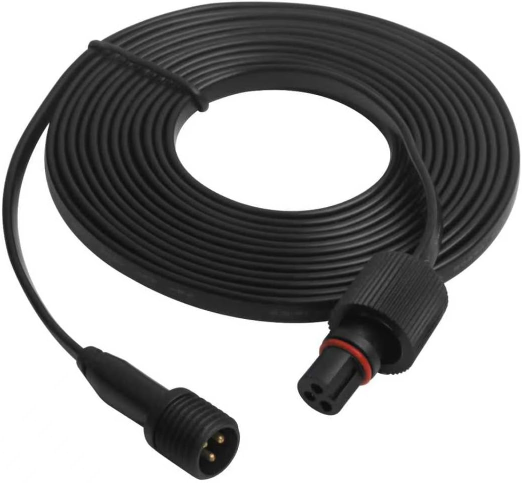 16FT Permanent Outdoor Lights Extension Cable Compatible with Govee Permanent Outdoor Lighting Systems（Please Refer to The Interface Size for Other Brands）