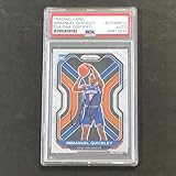 2020-21 Panini Prizm #296 IMMANUEL QUICKLEY Signed Card AUTO PSA Slabbed RC Knic - Basketball Slabbed Rookie Cards