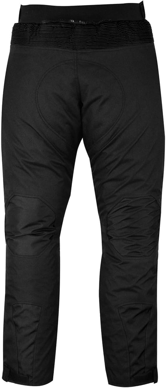 German Wear Motorradhose Herren mit 2xCE Protektoren - Winddicht Biker Quad Textil Hose - Wash- & Abnehmbar Futter, Kombi-Reißverschluss, Elastischer Bund - aus 4 Schichten 2 Zipper Taschen