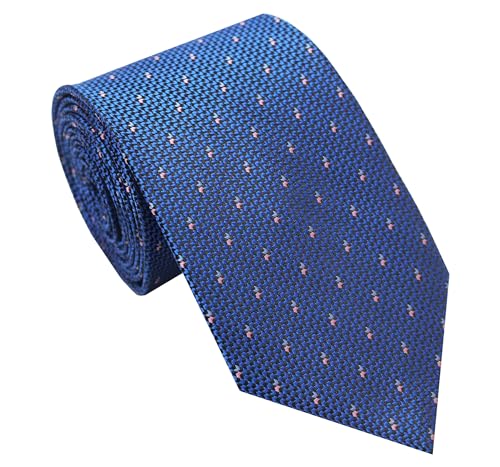 Image of TIE STUDIO Men's Necktie Pocket Square & Cufflink Set | Standard | Jacquard Fabric | Superior Stitching |