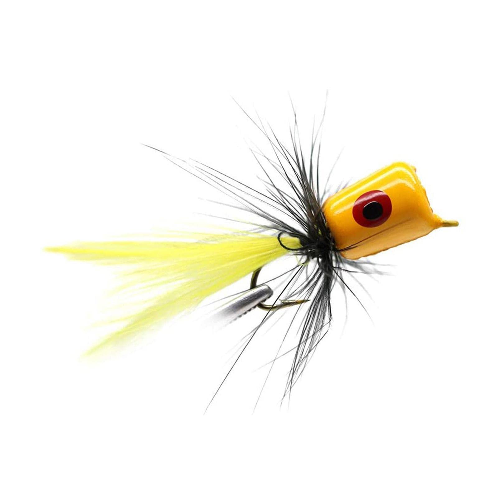 Colcolo 10x de pêche à la Mouche Leurre de pêche de pêche à la Mouche Assorti Popper de pêche à la Mouche pour Bluegill Crappie