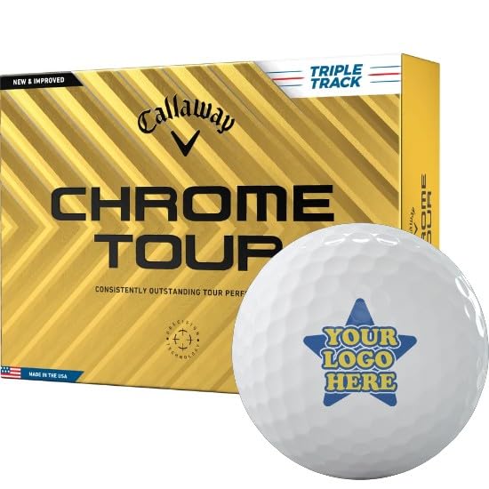 2024 Callaway Chrome Tour Triple Track Custom Logo Golf Ball