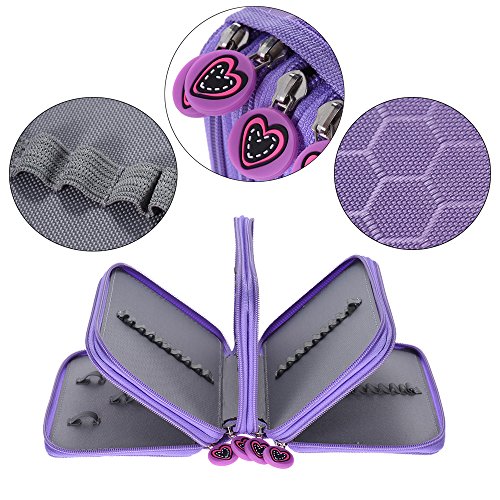 Honorall Multifuncional Pintura de Grande Capacidade Cosméticos Lápis Caneta Pincel Bolsa Caso Caixa