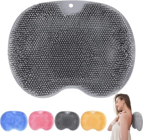 2025 Laveur de Pieds de Douche, Tapis de Massage en Silicone, Brosse Pieds Douche avec Aspiration Antidérapante pour Soins Pieds, Dos Nettoie, Nettoie, Exfolie, Masse Vos Pieds Sans Se Pencher