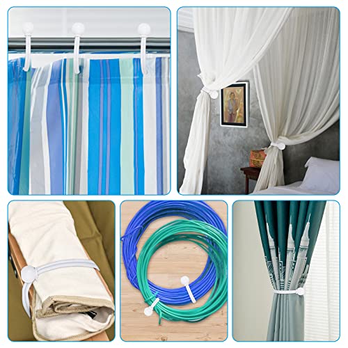 Ball Bungee Cords 4 Inch, 30 Pack Ball Bungee Cords Heavy Duty Outdoor For Camping Tarp Cargo Tent White #TOP5