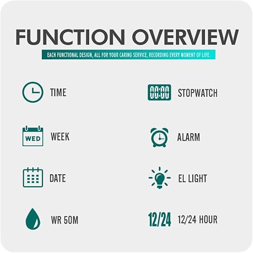 Miniatura 4 de Boys Watch Digital Sports Waterproof Outdoor Kids Watches Alarm Clock 1224 H Stopwatch Calendar 3-15 Year Old Boys Girls Wristwatch