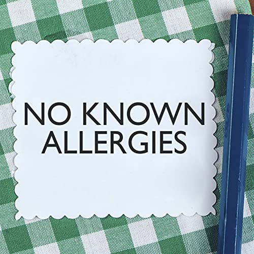 Large No Known Allergies Stamp