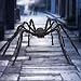 Dreampark Halloween Giant Spider, Halloween Spider Outdoor Decoration Fake Large Hairy Spider Props Yard Decor (4.9FT)
