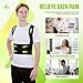 FHOCSLO Back Brace Posture Corrector for Women and Men, Full Back Support Straps Straightener, Hunchback Improve Posture-Shoulder, Lumbar and Upper Lower Back Pain Relief (Black, M)