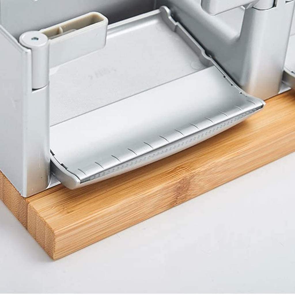 AAPIE Portarrollos de Papel de Madera, Soporte de Papel higiénico Doble, Soporte de Papel higiénico sin Perforaciones, Soporte de Papel de Cocina de Acero Inoxidable para Hotel