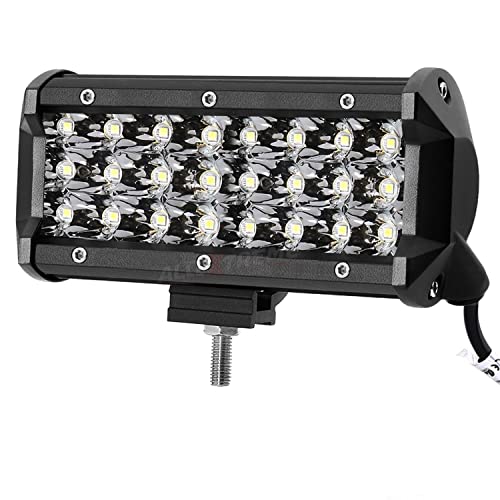 Allextreme EX24F058 Heavy Duty Upgraded Version 24 Led Fog Light/Work Light Bar Spot Beam Off Road Driving Lamp 1 Pcs 72W Cree,Pack Of 1