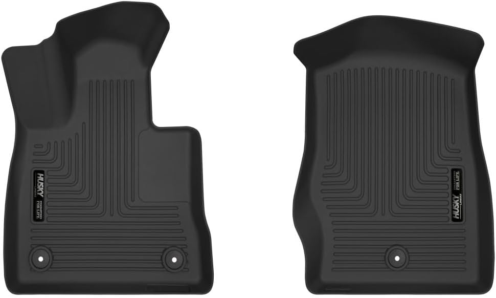 Husky Liners X-act Contour Floor Mats | Fits 2020-2026 Ford Explorer | Front Row, 2-pc Black - 54871
