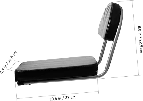 Miniatura 3 de 1 asiento de bicicleta con respaldo grueso para coche eléctrico y bicicleta, cómodo cojín trasero para soporte mejorado, bicicletas de montaña y