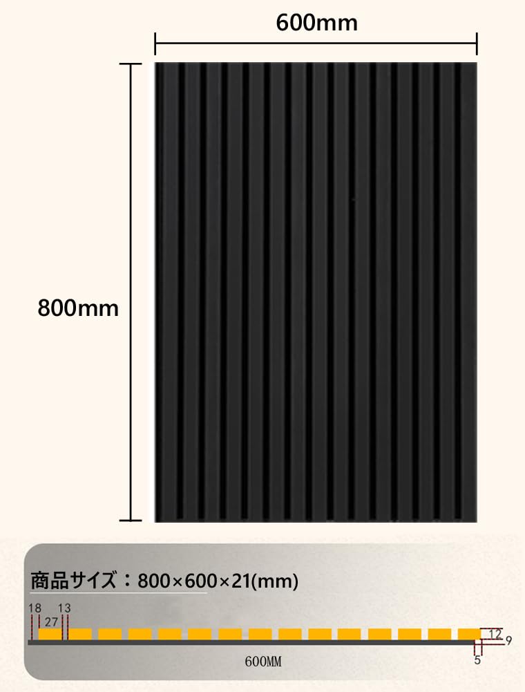 Amazon | 吸音パネル 吸音ボード ウッドパネル ウォールパネル 吸音