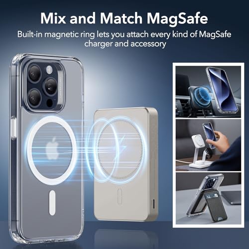 image for ESR for iPhone 15 Pro Case, Compatible with MagSafe, Military-Grade Pr