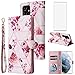 Asuwish Compatible with Samsung Galaxy S22 Ultra 5G 2022 Wallet Case Tempered Glass Screen Protector Leather Flip Card Holder Stand Cell Phone Cases for Gaxaly S22ultra 22S S 22 22ultra G5 Rose Gold