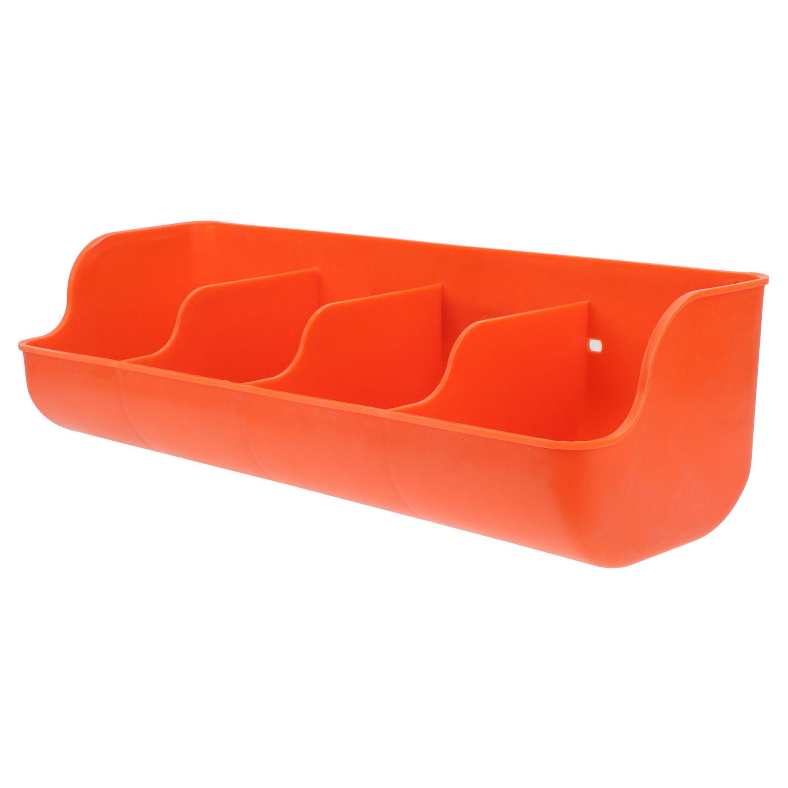 TOYANDONA Mangiatoia per Suini in Plastica Pp Resistente Agli Urti 4 Compartimenti per Alimentazione Facile da Pulire per Allevamenti Suini Stile Casuale