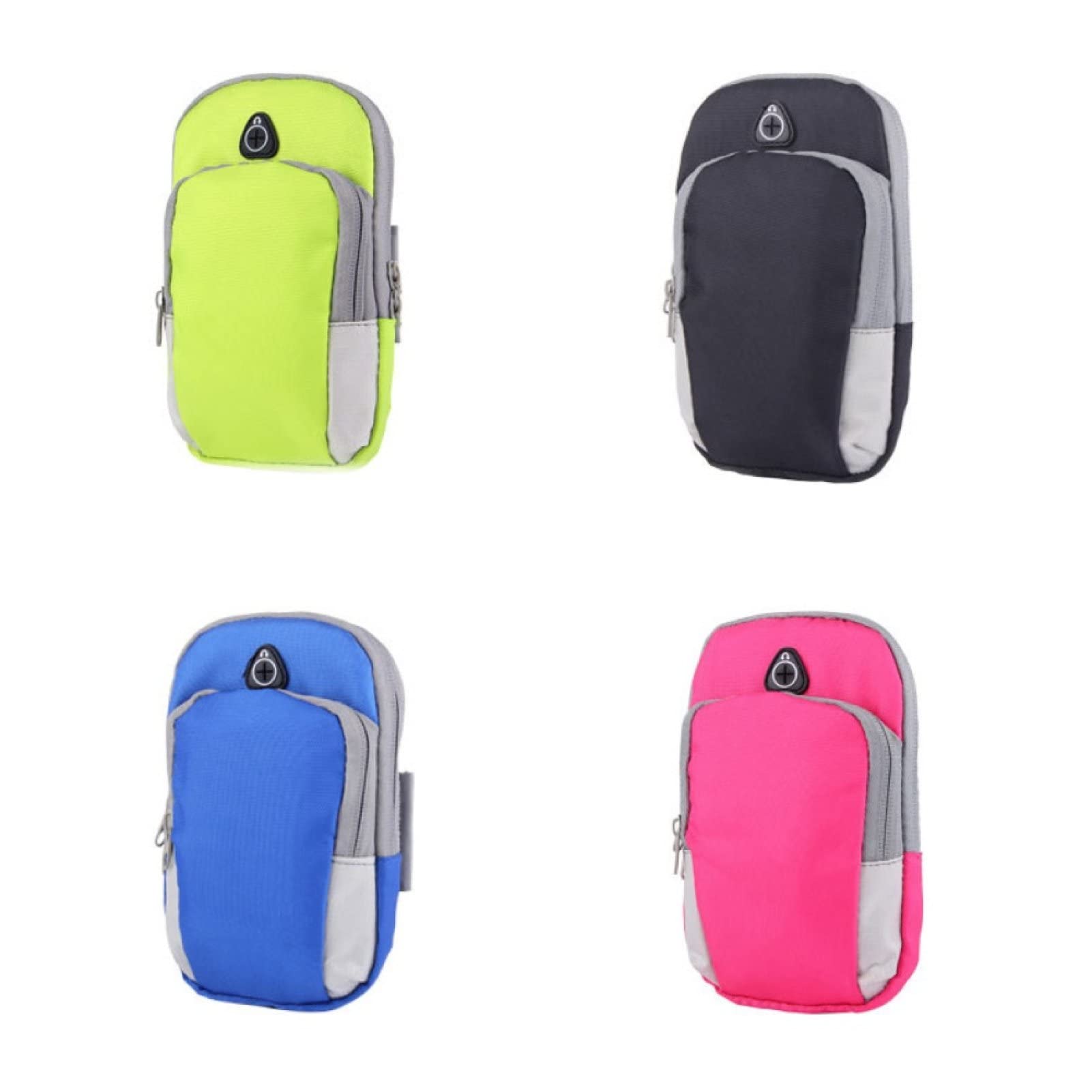 ADITAM Sacs de Course Sports de Plein air Zipper Gym Running Fitness Brassard Sac Pochette pour téléphone 4-6 Pouces Double The Comfort