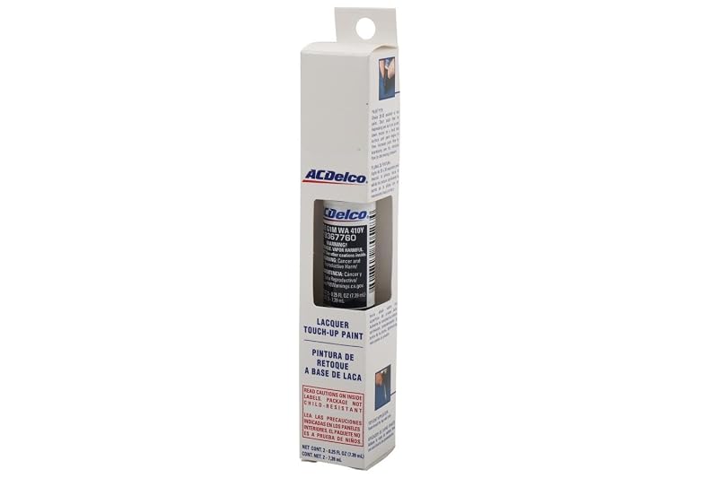 Tinta de Retoque ACDelco GM Original Equipment Old Blue Eyes Metallic WA410Y com Aplicador 4 em 1, 14,8 mL