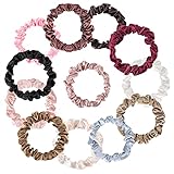 8 Hair Scrunchies / Bobbles / Bands / Holders Set
