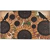 Primitives by Kathy Crows and Sunflowers Decorative Rug