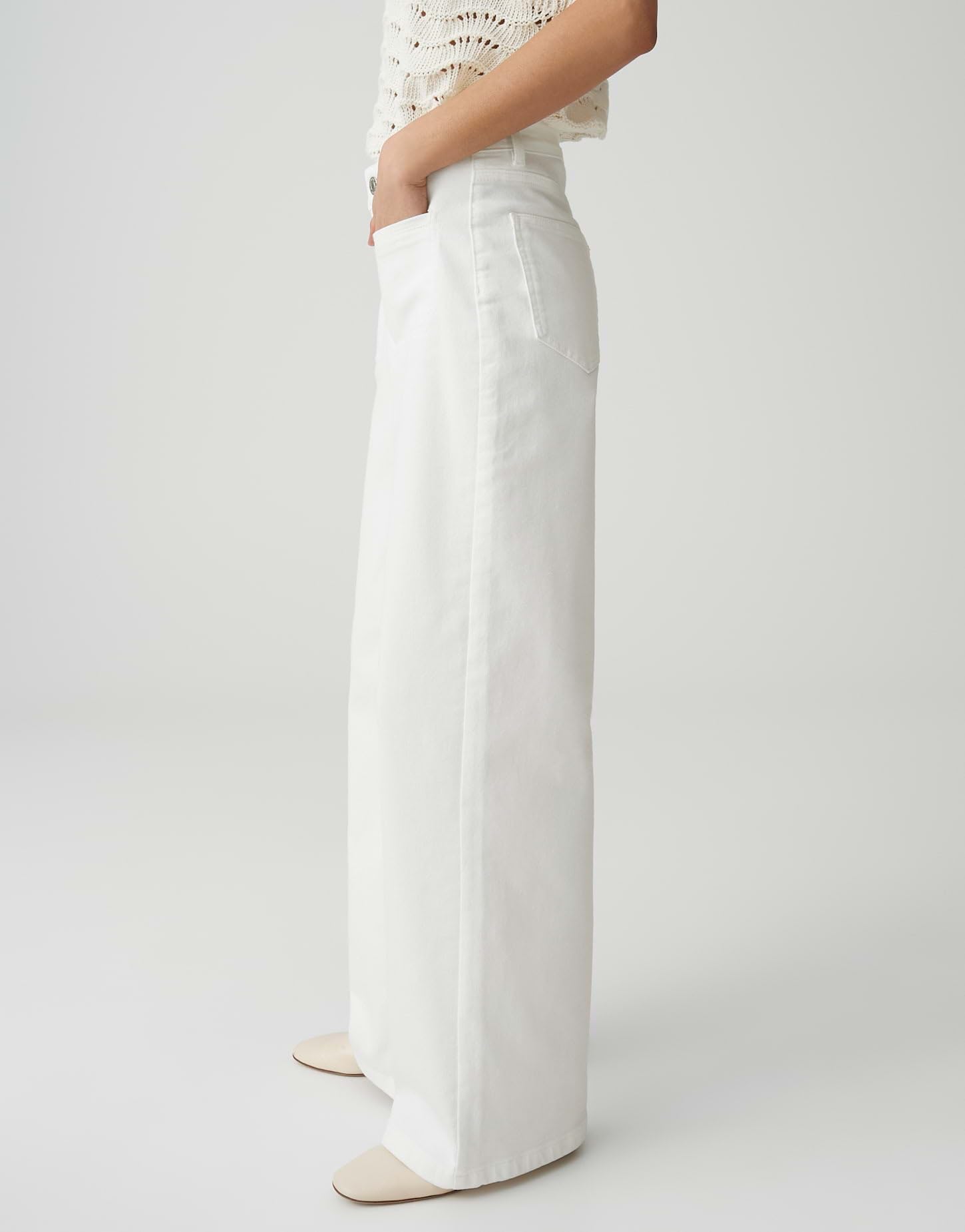OPUS Damen Wide | MIVA URBAN Wide Leg Jeans aus BCI Cotton Mix Mid Rise
